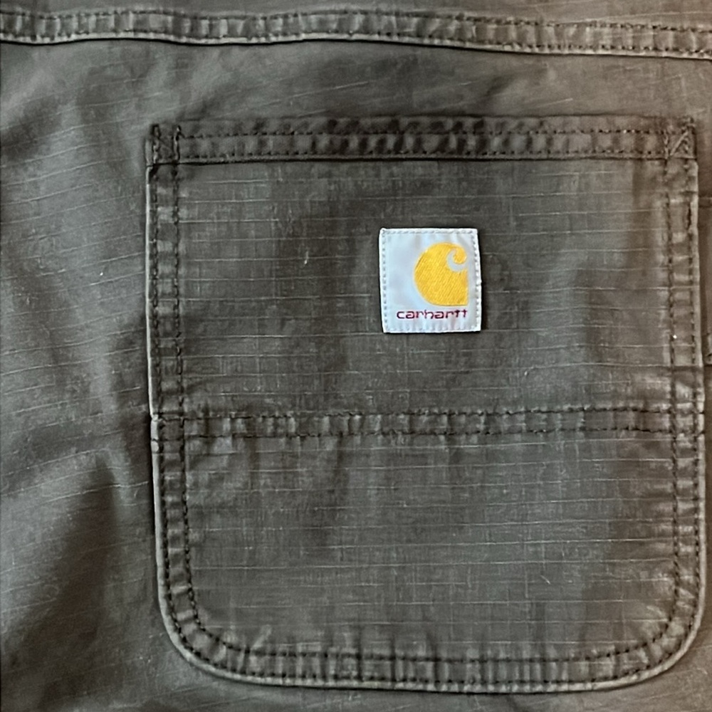 Carhartt Dark Gray Cargo Pants for Men size 36 x 30 relaxed fit - Picture 8 of 12